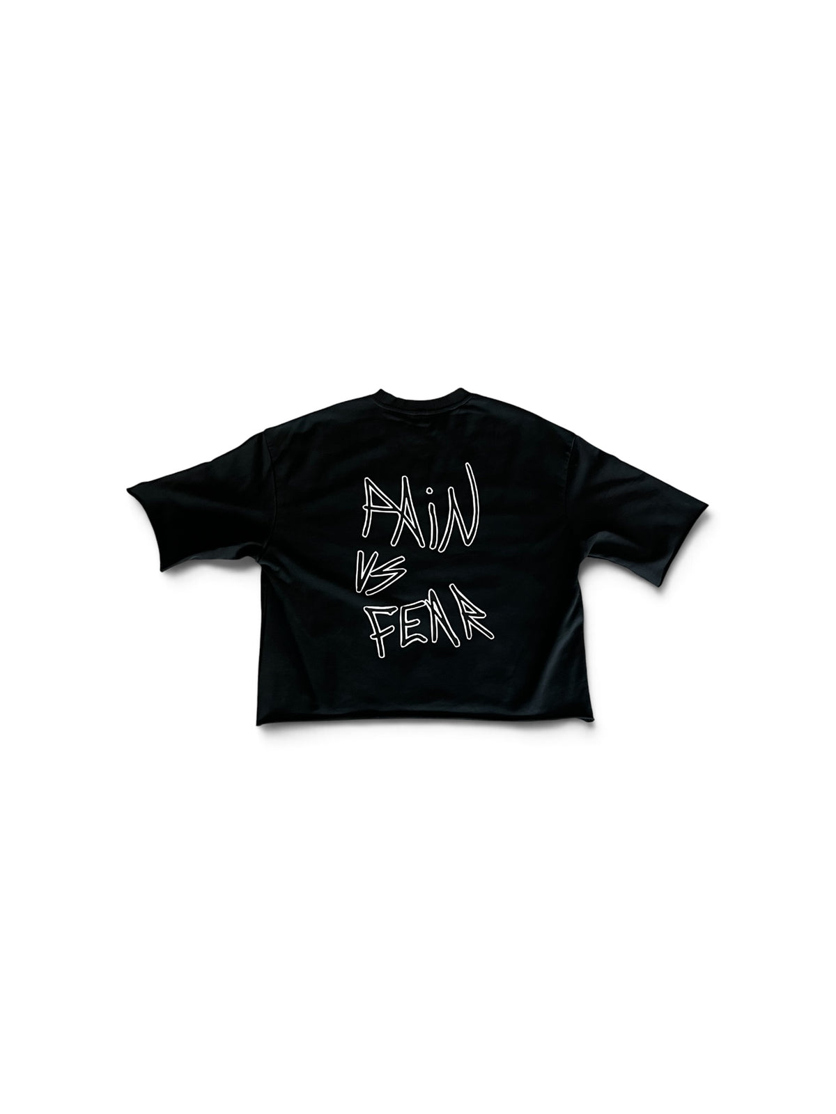 Over Sized Raw Edge T-Shirt